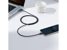 Кабель Lightning BASEUS Crystal Shine Series Fast Charging Data Cable USB to Lightning 2m Black (CAJY000101) - мініатюра 9