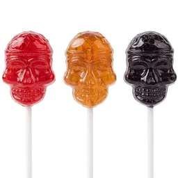 Льодяник на паличці Halloween Skull Lollipop 1шт, 12г - мініатюра 2