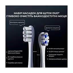 Електрична зубна щітка Oclean X Plus Pro Digital Silver (6970810556179) - мініатюра 9