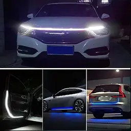 Підсвічування Капота Гнучка 12V LED Динамічна Біла 180 см (Бічне свічення) - мініатюра 5