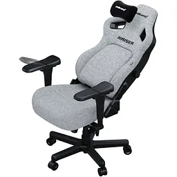 Крісло ігрове Anda Seat Kaiser 4 Grey Fabric Size L (AD12YDDC-L-20-G-CF) - мініатюра 3