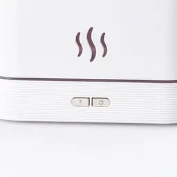 Ультразвуковий зволожувач повітря Flame Aroma Diffuser Білий, аромадифузор з підсвіткою (NS) - мініатюра 4