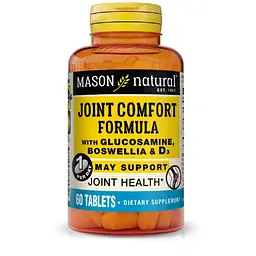 Підтримка суглобів та зв'язок Mason Natural з босвеллією 60 таблеток