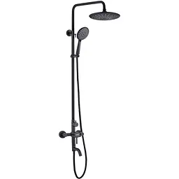 Душова система Kroner KRP Edelstahl Klassisch - SCH063 CV025650, Чорний матовий