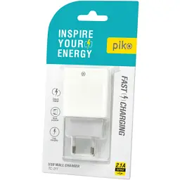 Зарядний пристрій Piko TC-211 (1USB2,1A) (1283126515156) - мініатюра 2