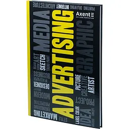 Книга записна Axent Colors A4 в клітинку 80 аркушів жовта (8421-06-A) - мініатюра 2