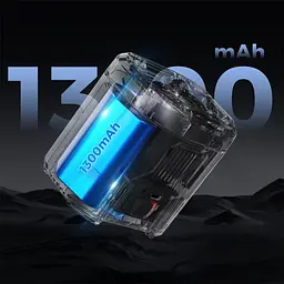 Портативний повітряний насос Flextail Evo Pump 3, 1000 л/хв, помаранчевий - мініатюра 4