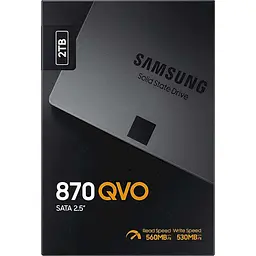 Накопичувач SSD Samsung Sata 2.5" 2Tb 870 QVO (MZ-77Q2T0BW) Б/в - мініатюра 4