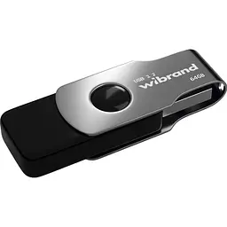 USB флеш-накопичувач Wibrand Lizard 64GB USB-А 3.2 Gen1 Black (WI3.2/LI64P9B) [173094]