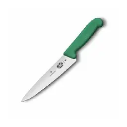 Кухонний ніж Victorinox Fibrox Carving лезо 15см з зел. ручкою - мініатюра 2