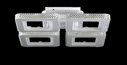Сучасна стельова LED-люстра LT8013/4 WT - 4xLED, 50 см, з димером і пультом