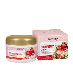 Крем для обличчя живильний Bioaqua Strawberry Cake з екстрактом полуниці (BQY48318)