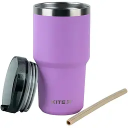 Термокружка Kite 600 мл фіолетова (K24-1206-2) - мініатюра 2