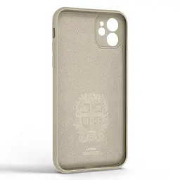 Силиконовый чехол для Apple iPhone 11, Icon Ring, слоновая кость, панель-накладка, с кольцом-подставкой на 360°, противоударный, возможность использования магнитных держателей, ArmorStandart (ARM68648) - мініатюра 2