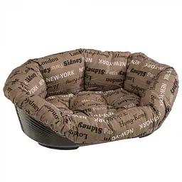 Подушка та пластиковий лежак для собак та котів Ferplast SOFA' (FR70222999)