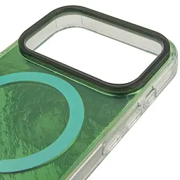 Чохол TPU Shiny Mountain (MagFit) для Apple iPhone 17 Pro Max (6.9) Green - мініатюра 4