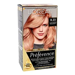 Стійка фарба для волосся L'Oreal Paris Preference 8.23 Santorini Medium Rose Gold 174 мл - мініатюра 2