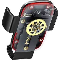 Тримач Baseus Metal Age II Gravity Car Mount (Round Air Vent Version) (SUJS030001) - мініатюра 4