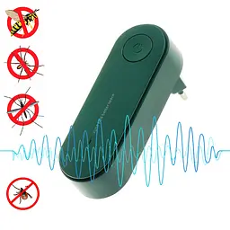Відлякувач шкідників, Ultrasonic Insect Killer, електричний, ультразвуковий, від комах і гризунів - мініатюра 2