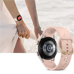 Ремінець силіконовий BeWatch Samsung Galaxy Watch 4/5/Pro SoftTouch CBітло-рожевий (0139304) - мініатюра 5