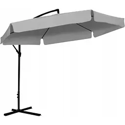 Садова парасоля GardenLine GAO5316 Banana з LED підсвіткою Gray [144793] - мініатюра 3
