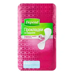 Урологічні прокладки Depend Normal Plus Pad 12 шт. (9435022) - мініатюра 2