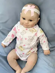 Силіконова колекційна лялька реборн reborn новонароджена дівчинка вулиця Reborn Dolls det0018815 - мініатюра 5