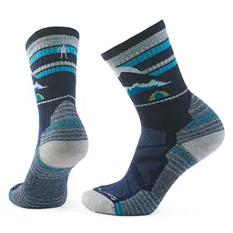 Шкарпетки жіночі Smartwool Women's Hike Light Cushion Mountain Moon Crew 38-41 Темно-синій