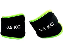 Обтяжувачі EasyFit Comfort 0,5 кг для ніг та рук з металом (пара) (EF-1005-GN)