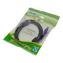 Кабель для принтера USB - Type-B 150 см чорний (USB AM to USB BM) - мініатюра 2