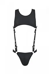 Боді чоловіче Passion Free Your Senses Adam 056 S/M чорний - мініатюра 3