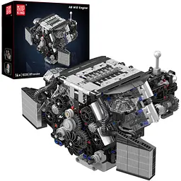 Конструктор Mould King Mking Двигун і коробка передач W12 Twin Turbo (10230) [160759]