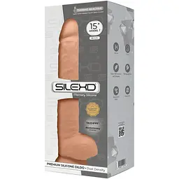 Фалоімітатор SilexD Kingston Flesh (MODEL 15in) - мініатюра 3