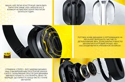 Бездротові ігрові навушники з мікрофоном HATOR ESH-19 Wireless HYPERPUNK 3 SyncHUB Hi-Res Violet - мініатюра 7