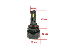 Автолампа Decker LED PL-03 5K 9005 - мініатюра 4