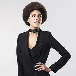 Чокер Bijoux Indiscrets Maze - Wide Chocker Black - мініатюра 7