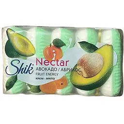 Крем-мило туалетне екопак Shik 5шт 70г Nectar Авокадо і абрикос