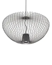 Підвісний світильник, люстра Nowodvorski 11245 Pumpkin M GU10 1x10W IP20 Темно-сірий - мініатюра 4