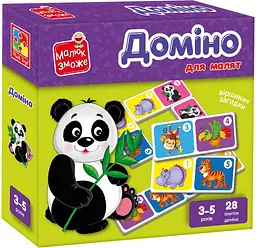 Гра розвиваюча Vladi Toys Доміно Зоопарк VT2100-07 Різнокольоровий shop (4820234766932) - мініатюра 1