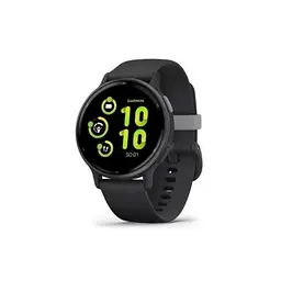 Смарт-часы Garmin vivoactive 5 Slate Aluminum Bezel with Black Case and Silicone Band (010-02862-10)