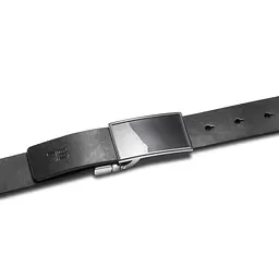 Ремінь чоловічий шкіряний Semi Line Black/Blue (P8234-0 S) - мініатюра 2