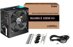 Блок живлення Zalman WattBit II ZM600-XEII 600W (ZM600-XEII)