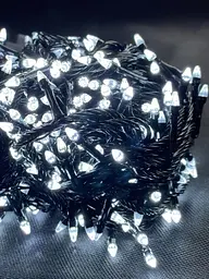 Гірлянда світодіодна Конус 240 LED гірлянда 5х0.6м від мережі Новорічна гірлянда для прикраси будинку Біла - мініатюра 2