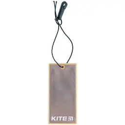 Підвіска м`яка світловідбиваюча Kite прямокутна, персикова K23-109-2 - мініатюра 2