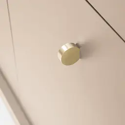 Стіл журнальний Perfect Home Моно / Mono з 2 шухлядами та золотими ніжками ML104 Беж пісочний (PFH-091211) - мініатюра 4