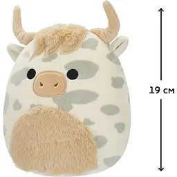 М'яка іграшка Squishmallows Корівка Борса 19 см (SQCR04117) - мініатюра 4