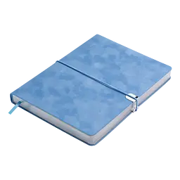 Щоденник недатований Buromax Velour A5 штучна шкіра 336 сторінок блакитний (BM.20770-14) - мініатюра 3