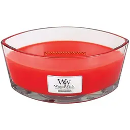 Свічка Woodwick Ellipse Crimson Berries Різдвяні ягоди 453 г (76080E) - мініатюра 2