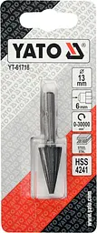Фреза конусна по металу Yato HSS 4241 13x25/55 мм (YT-61718) - мініатюра 3