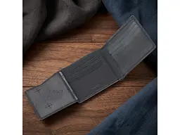 Гаманець із натуральної шкіри Cortina 5077 nero Чорний 11х9 см TONY PEROTTI acs0032409 - мініатюра 5